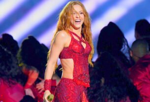 Shakira Spotted During First Copa America Halftime Show at the 2024 Final Match
